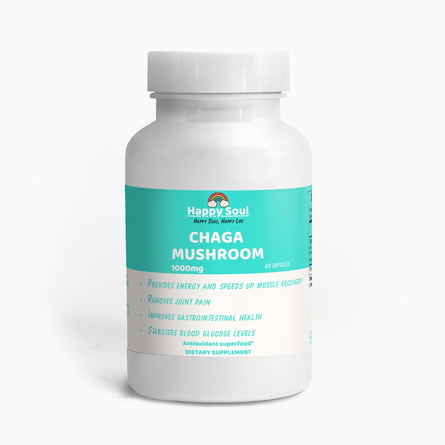 Chaga Mushroom 1000mg Vegan Capsules