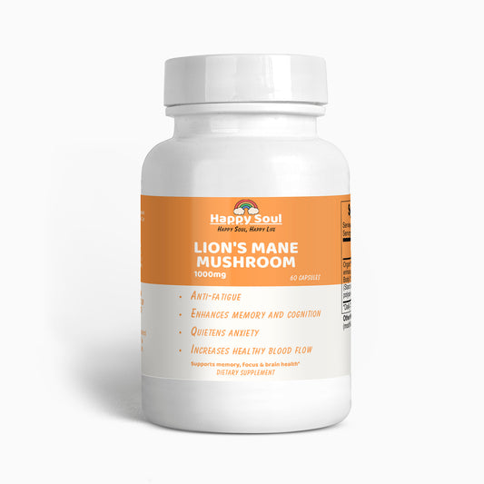 Lion's Mane Mushroom 1000mg Vegan Capsules