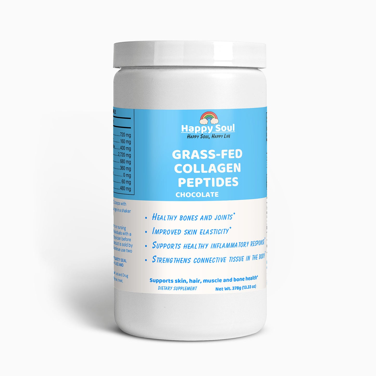 Grass-Fed Collagen Peptides Powder (Chocolate)