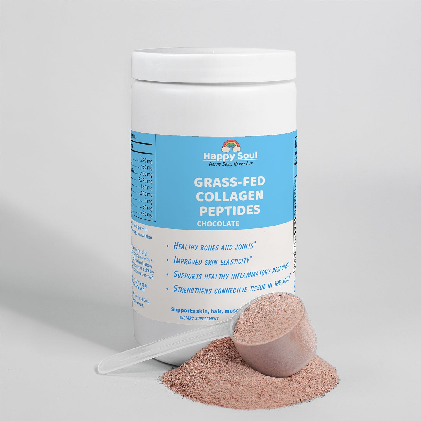 Grass-Fed Collagen Peptides Powder (Chocolate)